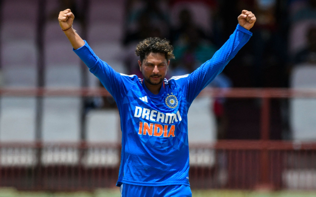 Kuldeep Yadav. (Image Source: BCCI Twitter)