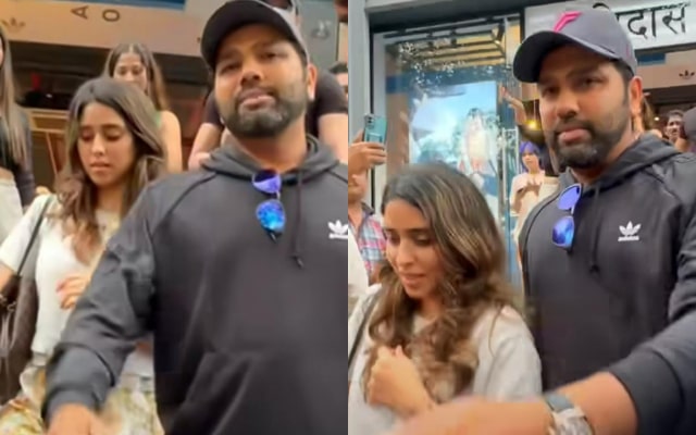Ritika Sajdeh And Rohit Sharma (Photo Source: Twitter)