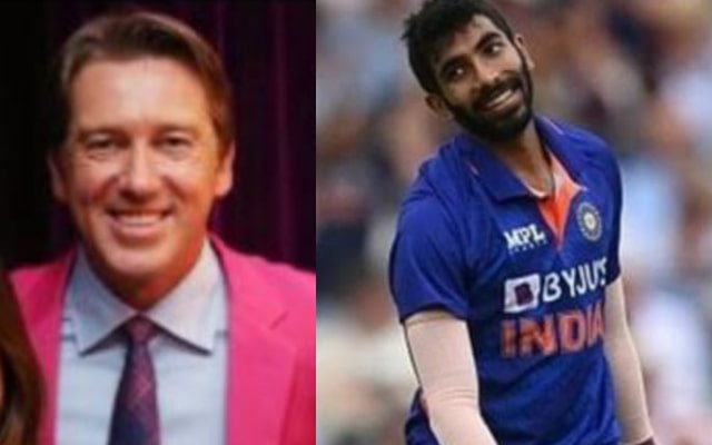 Glenn McGrath And Jasprit Bumrah (Photo Source: Twitter)