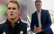 Nick Lamb and Stuart Broad (Image Credit- Twitter)