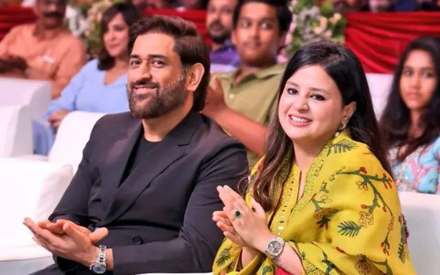 MS and Sakshi Dhoni (Image Credit- Twitter)