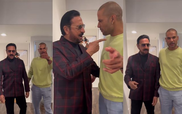 Gulshan Grover And Shikhar Dhawan (Image Credit- Instagram)