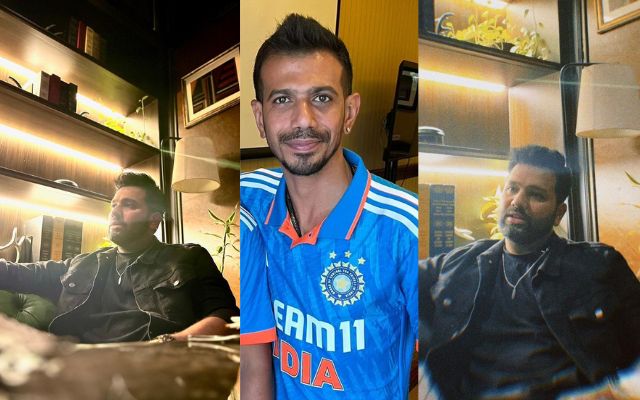 Rohit And Chahal (Image Credit- Instagram)