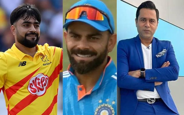 Rashid Khan Virat Kohli Aakash Chopra (Photo Source: Twitter)