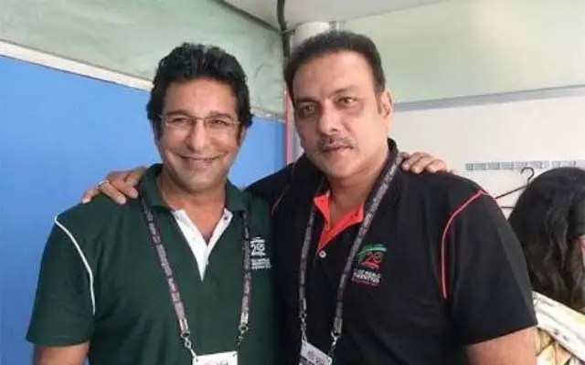 Wasim Akram And Ravi Shastri (Photo Source: Twitter)