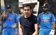 infoMS Dhoni, Gautam Gambhir and Rohit Sharma. (Photo Source: Getty Images)