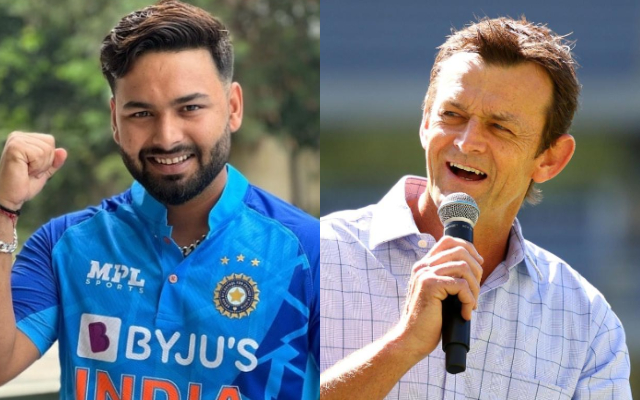Rishabh Pant and Adam Gilchrist. (Image Source: Getty Images)