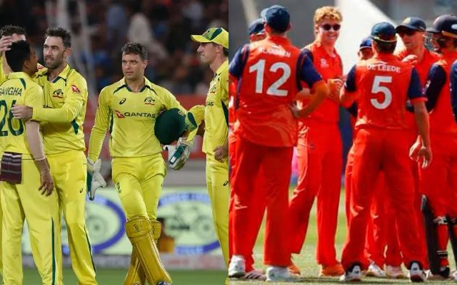 Australia and Netherland Cricket Team (Image Credit- Twitter)