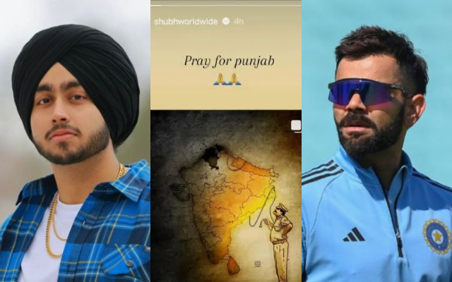 Shubh, Insta Post and Virat Kohli. (Image Source: Getty Images)