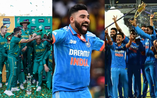 South Africa, Mohammed Siraj and Team India. (Image Source: Getty Images)
