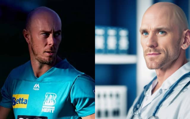 Chris Lynn and Johnny Sins (Pic Source-Twitter)