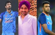 Washinton Sundar, Harbhajan Singh and Ravi Ashwin (Pic Source-Twitter)