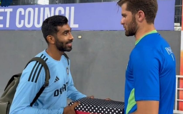 Jasprit Bumrah and Shaheen Afridi. (Image Source: Twitter)