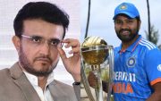 Sourav Ganguly and Rohit Sharma. (Image Source: BCCI/X)