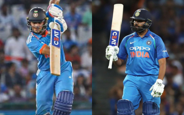 Shubman Gill and Rohit Sharma (Image Credit- Twitter)
