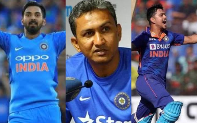 KL Rahul, Sanjay Bangar and Ishan Kishan (Image Credit- Twitter)