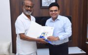 Rajinikanth and Jay Shah (Image Credit- Twitter)