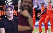 Gautam Gambhir MS Dhoni Netherlands Cricket Team (Photo Source: Twitter)