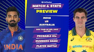 India vs Australia 2nd ODI | Match Preview and Stats | Prediction | Crictracker