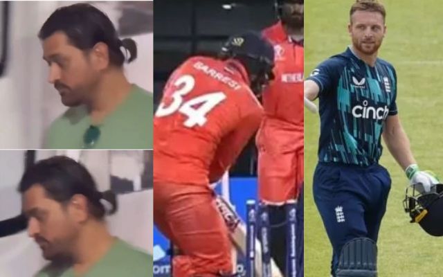 MS Dhoni & Jos Buttler (Photo Source: Twitter)