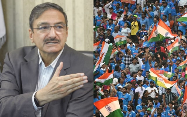 Zaka Ashraf and Indian Fans. (Image Source: X)