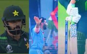 Shadab Khan and Jasprit Bumrah. (Image Source: Twitter/X)