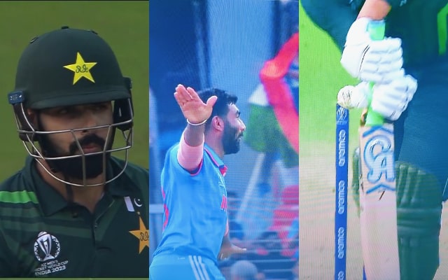 Shadab Khan and Jasprit Bumrah. (Image Source: Twitter/X)
