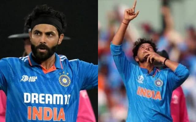 Ravindra Jadeja and Kuldeep Yadav (Pic Source-Twitter)