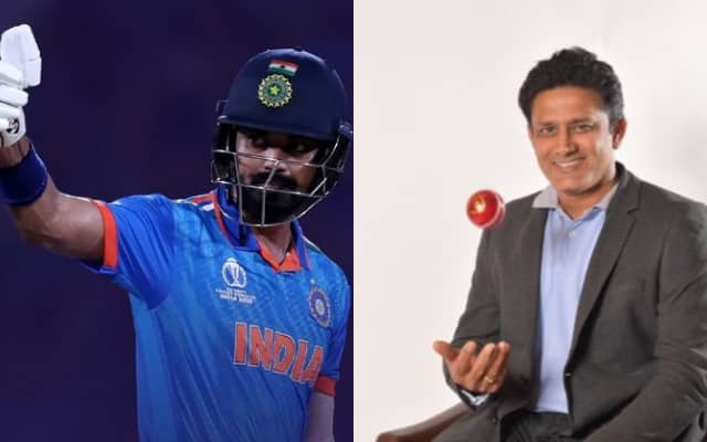 KL Rahul and Anil Kumble (Pic Source-Twitter)