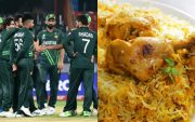 Pakistan Cricket Team and Hyderabadi Biryani. (Image Source: Getty Images/X)