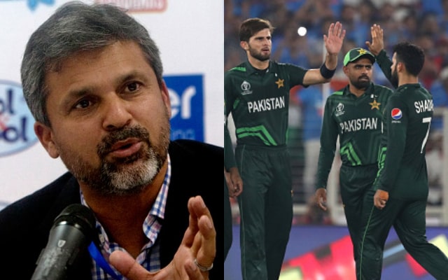 Moin Khan and Pakistan Cricket Team. (Image Source: Twitter/X)