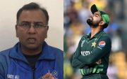 Basit Ali and Babar Azam. (Image Source: X)