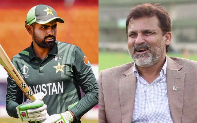 Babar Azam and Moin Khan. (Image Source: YouTube)