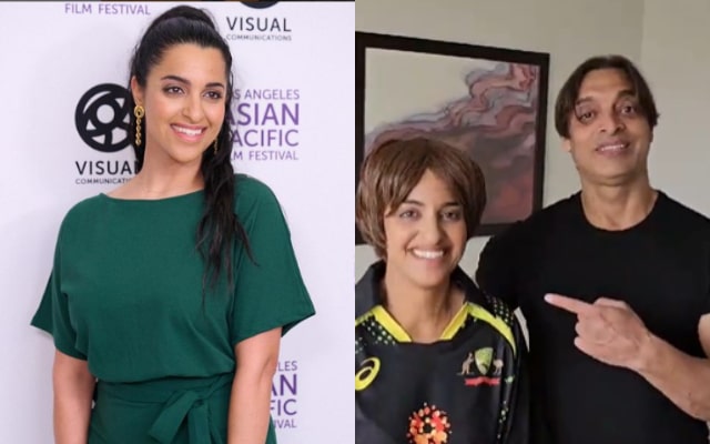 Vinita Khilnani and Shoaib Akhtar. (Image Source: Instagram)