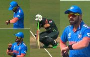 Virat Kohli and Mohammad Rizwan. (Image Source: Twitter/X)