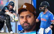 Tom Latham, Rohit Sharma and Virat Kohli. (Image Source: Getty Images)