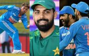 Kuldeep Yadav, Shadab Khan and Rohit-Kohli. (Image Source: Getty Images)