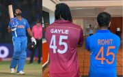 Chris Gayle and Rohit Sharma (Image Credit- Twitter X)