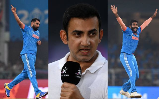 Gautam Gambhir, Jasprit Bumrah and Mohammed Shami (Photo Source: Getty Images)