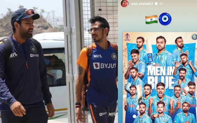 Rohit Sharma And Yuzi Chahal (Image Credit- Instagram)