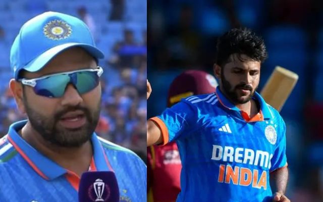 Rohit Sharma Shardul Thakur (Photo Source: X/Twitter)