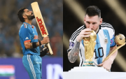 Virat Kohli and Lionel Messi. (Image Source: X)