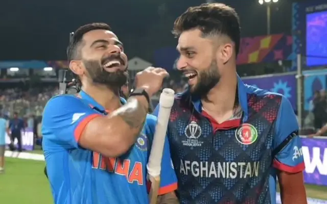 Virat Kohli & Naveen Ul Haq (Photo Source: twitter)