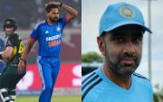 Mukesh Kumar and R Ashwin. (Image Source: BCCI/X)