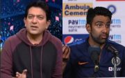 Hasan Raza and Ravi Ashwin (Pic Source-Twitter)