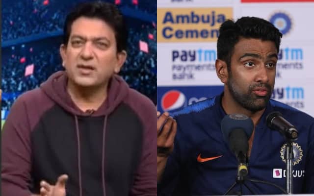 Hasan Raza and Ravi Ashwin (Pic Source-Twitter)