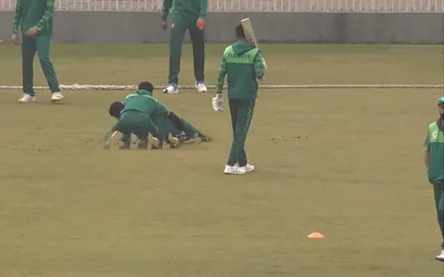 Pakistan Team Practice Session (Pic Source-Youtube)