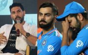 Yuvraj Singh, Virat Kohli and Rohit Sharma. (Image Source: X)