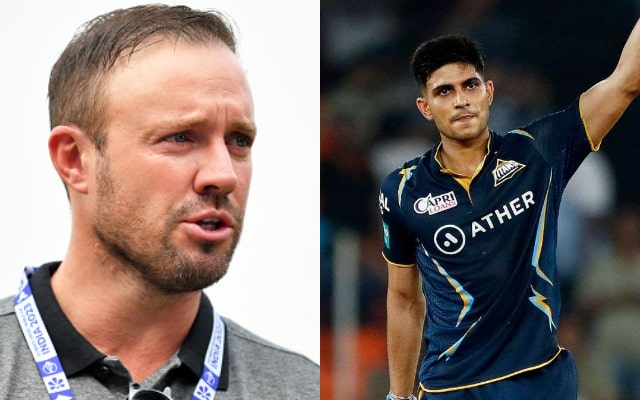 AB de Villiers and Shubman Gill. (Image Source: Getty Images/BCCI-IPL)