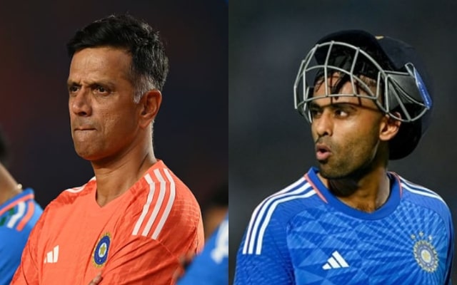 Rahul Dravid and Suryakumar Yadav. (Image Source: Getty Images)